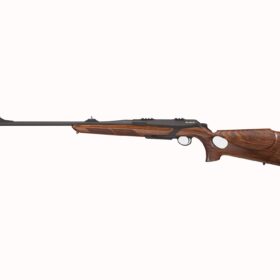 Merkel Helix Black Straight-Pull Action Rifle Wood Stock