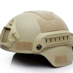 ANTI-SHOCK HELMET TACTICAL THICKEN SPONGE CS MICH 2000 ABS MATERIAL KHAKI