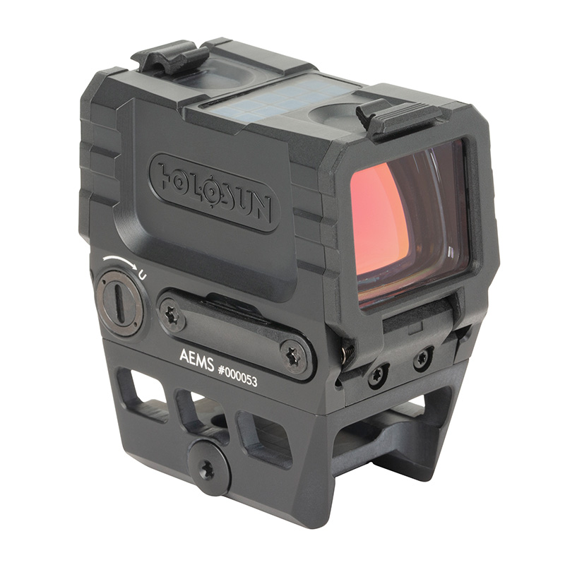 AEMS RD - Dual Reticle Red Dot Rifle Optic, Enclosed