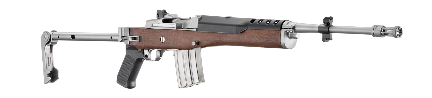 RUGER 5.56 MINI-14 STAINLESS w/FOLD.STOCK(5895) - Image 3