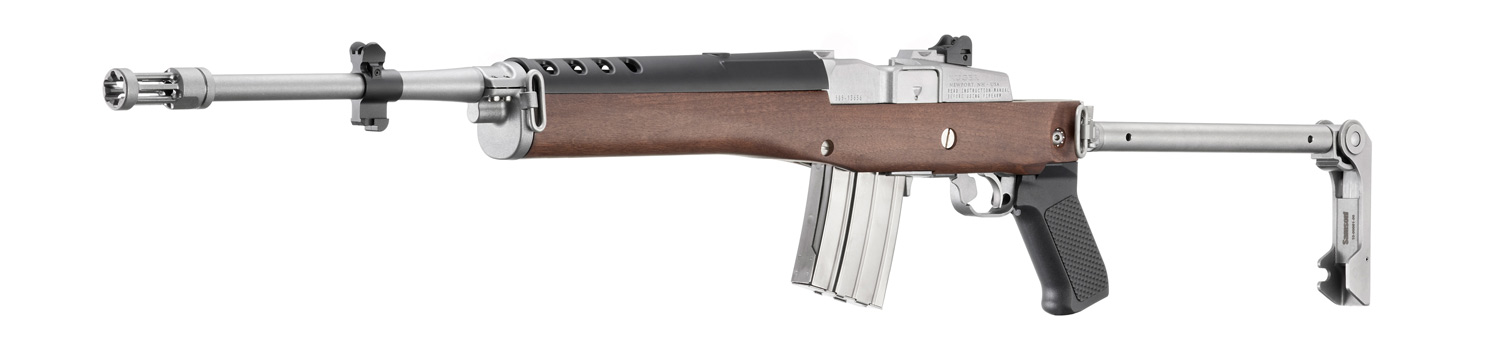 RUGER 5.56 MINI-14 STAINLESS w/FOLD.STOCK(5895) - Image 4