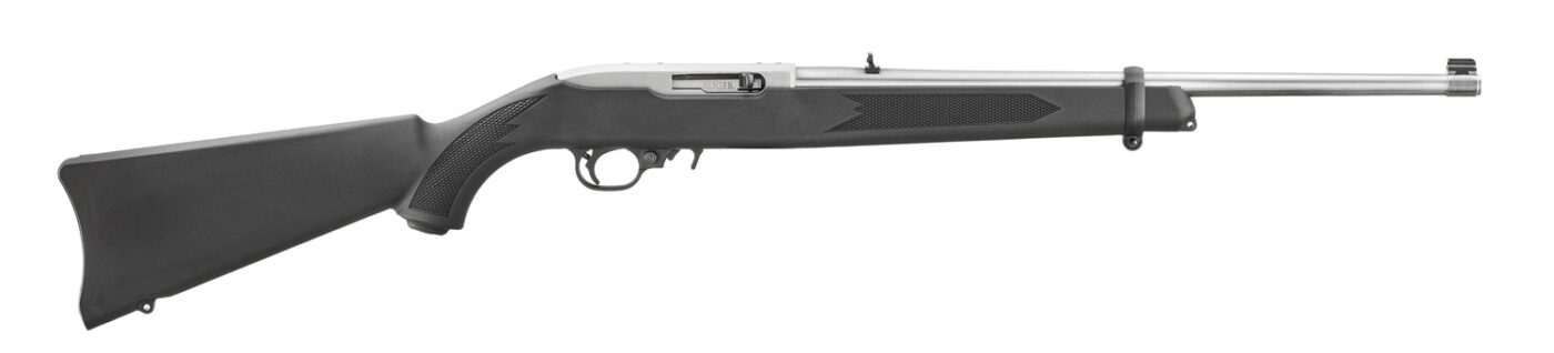 RUGER 10/22 CARBINE S/STEEL SYNTH (1256)