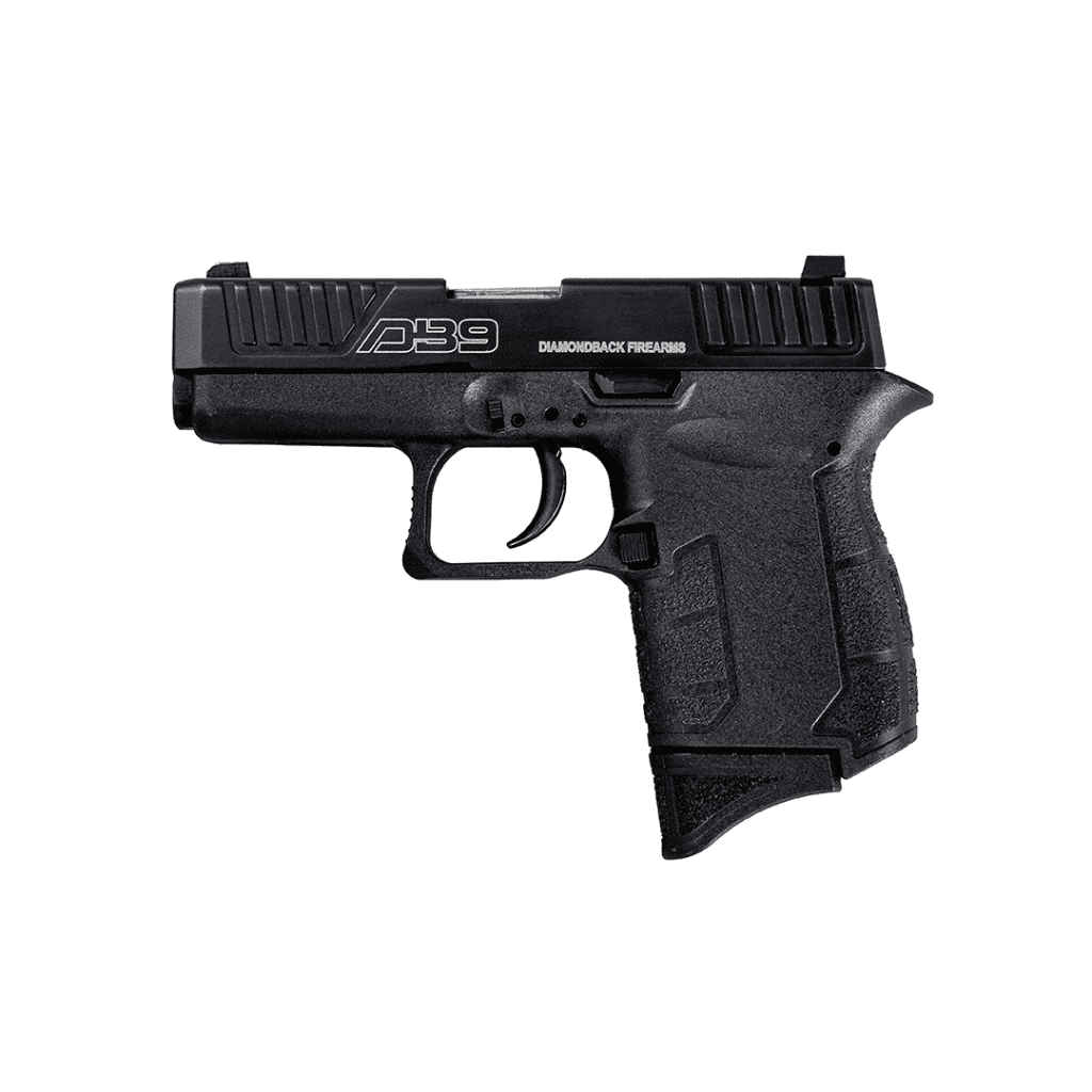 DIAMOND BACK 9MMP DB9 DIAMONDBACK 6RD COMPACT PISTOL, BLACK